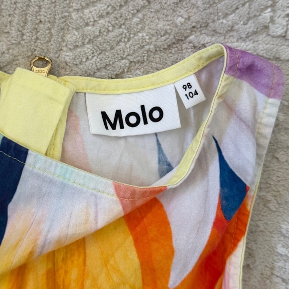 Molo Dress in Colorful Joy Size 3T/4T floral cotton dress Carli Dress - Picture 4 of 5